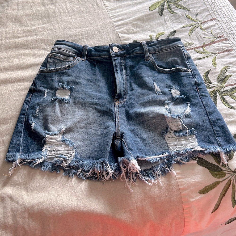 💙NWT Risen Denim Shorts - Sz Large